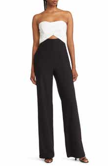 Jada Strapless Wide Leg Jumpsuit