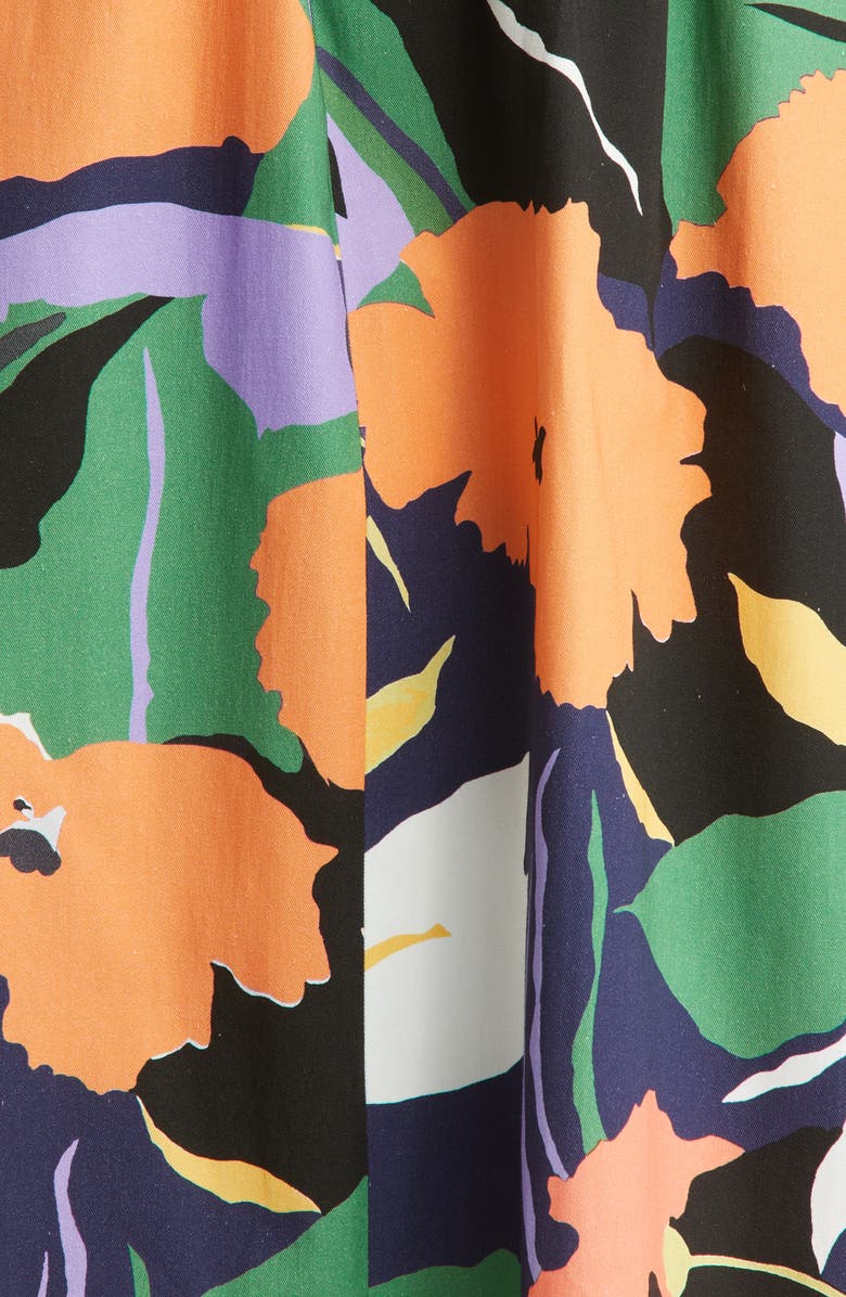 ASOS DESIGN Floral Print Cotton Skirt, Alternate, color, 