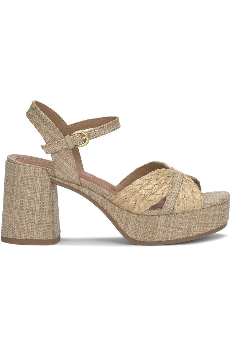 Lucky Brand Marrika Ankle Strap Platform Sandal, Alternate, color, Tuscany