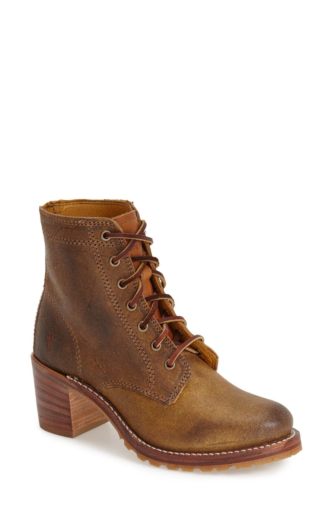 'Sabrina' Boot, Main, color, TAN SUEDE