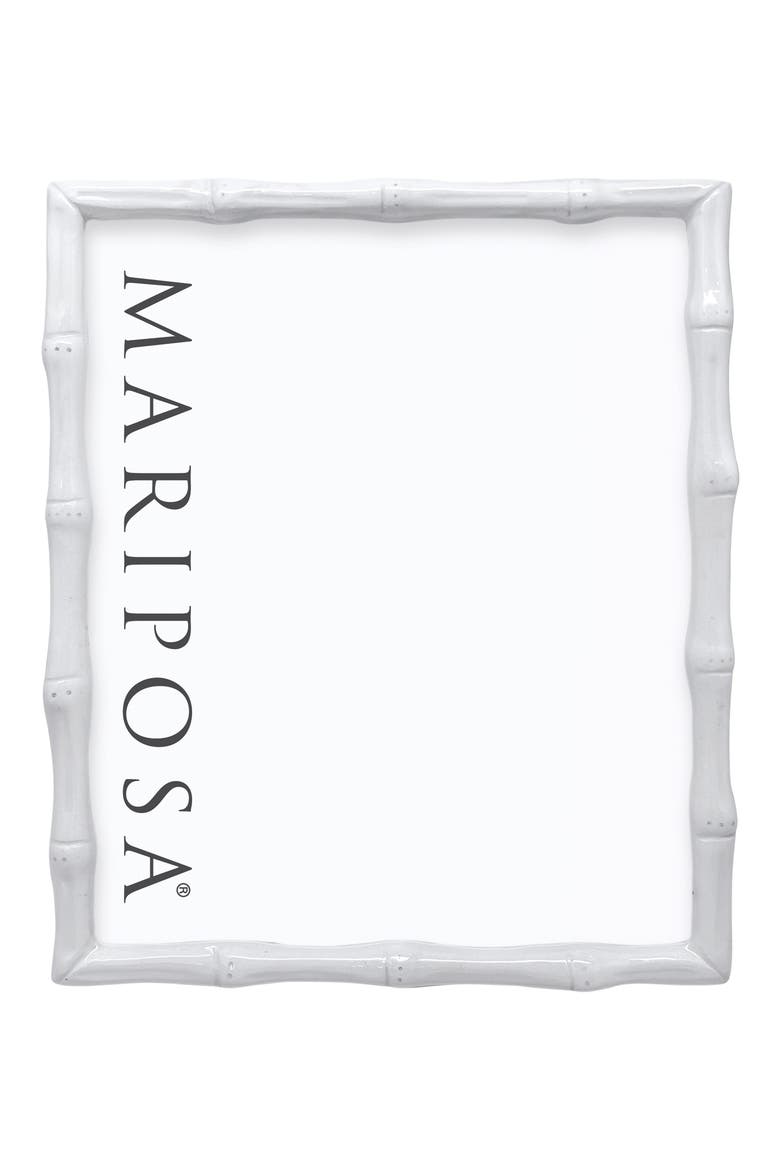 White Sand Cast Aluminum Picture Frame, Alternate, color, WHITE