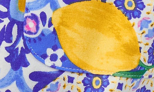 Shop Bedhead Pajamas Print Stretch Jersey Pajamas In Majolica