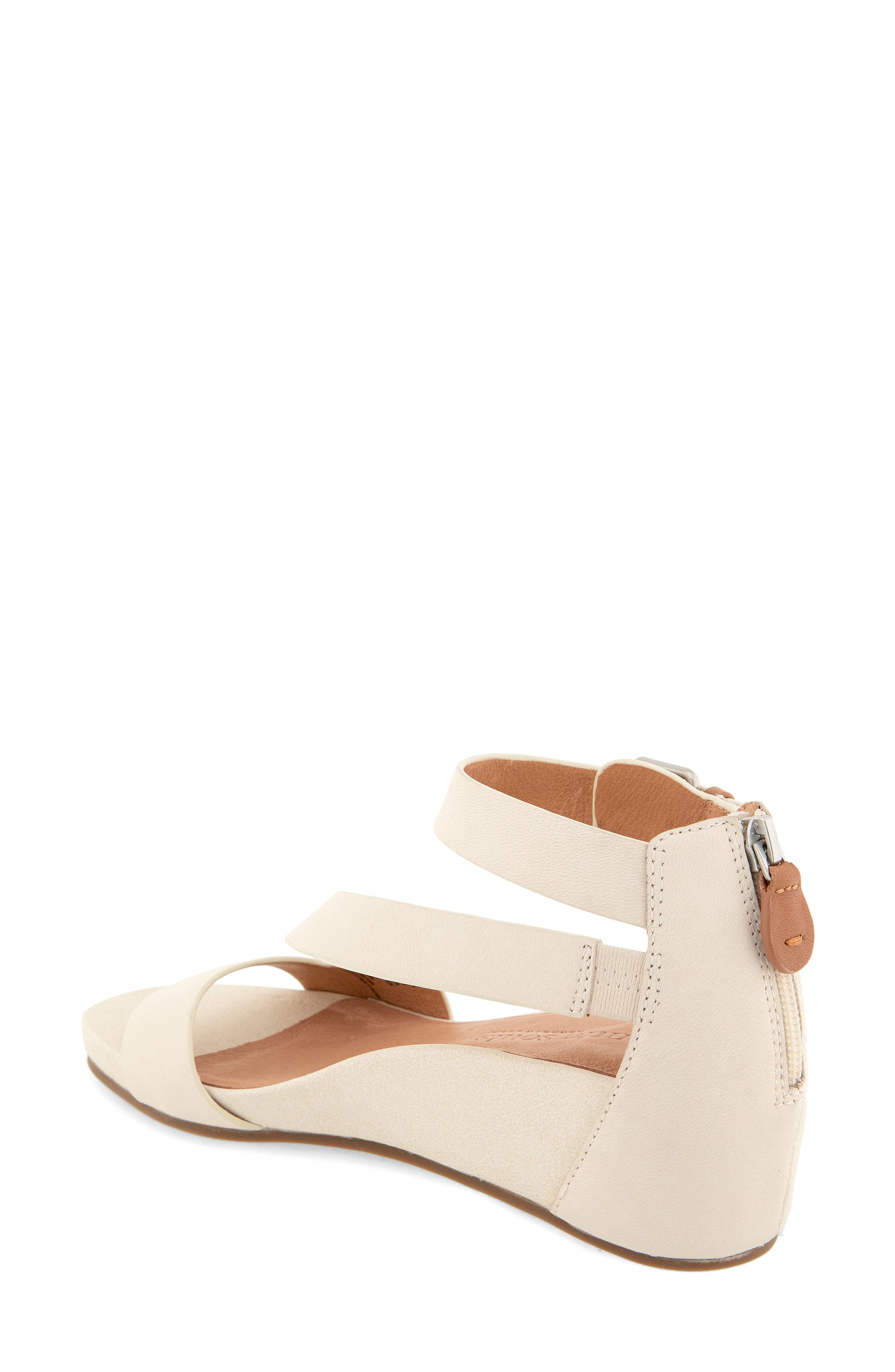 Gwen Asymmetric Strappy Sandal, Alternate, color, STONE NUBUCK