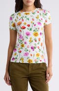 L'AGENCE Ressi Floral T-Shirt