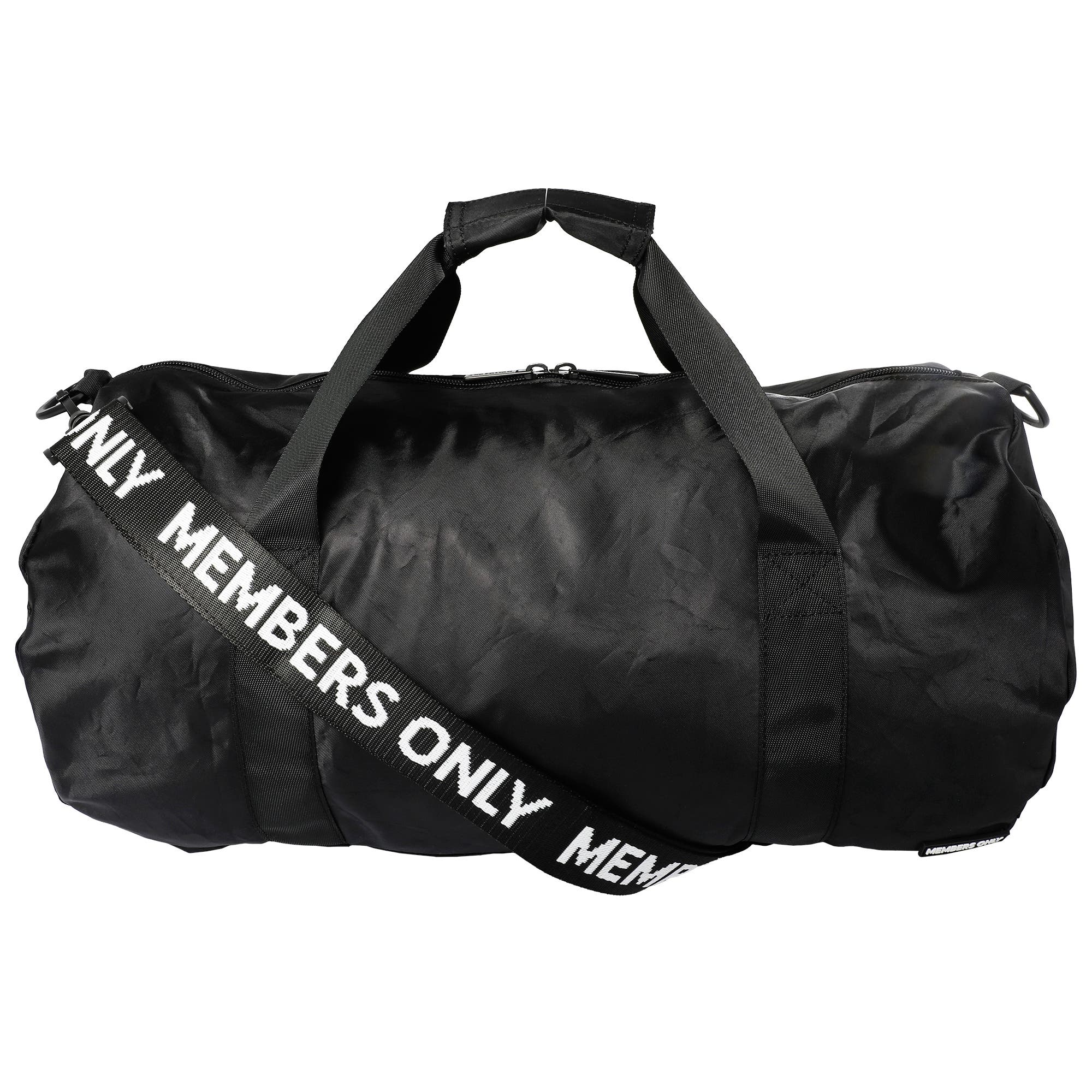 Members Only Lightweight Travel Duffel Bag, Main, color, Black