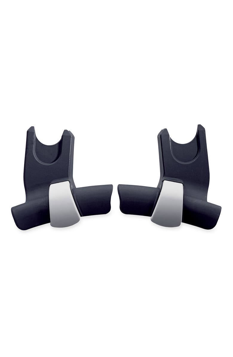 Bugaboo Bee Stroller to Turtle One Car Seat Adaptor, Main, color, Black Aluminium