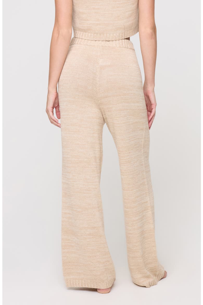 En Route High Waist Knit Pants, Alternate, color, HEATHER OATMEAL