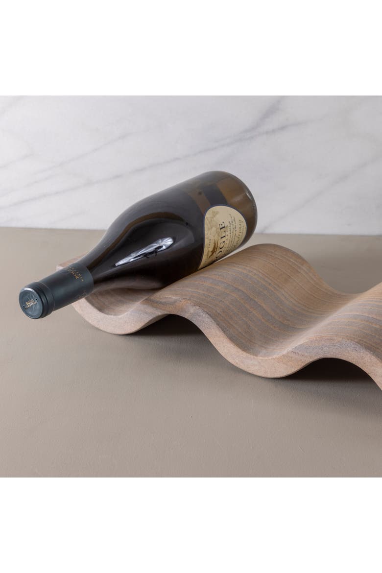 Rainbow Sandstone Wine Rack, Alternate, color, Natural