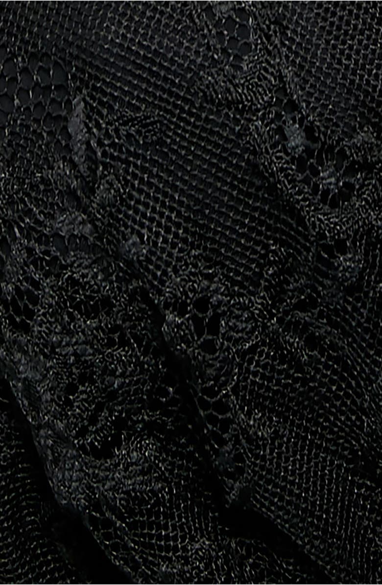 Free People Chante Lace Tank, Alternate, color, Black