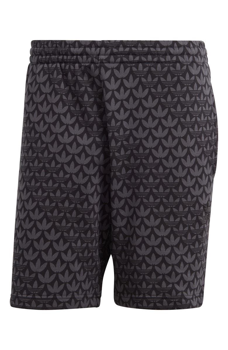 adidas Originals Monogram Cotton French Terry Shorts, Alternate, color, 