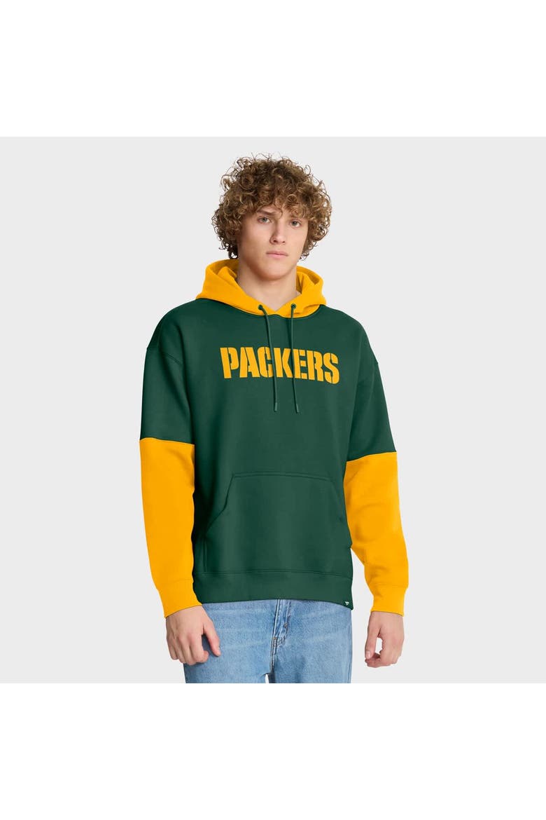 Men's Fanatics Green Green Bay Packers Helmet Pullover Hoodie, Alternate, color, Green