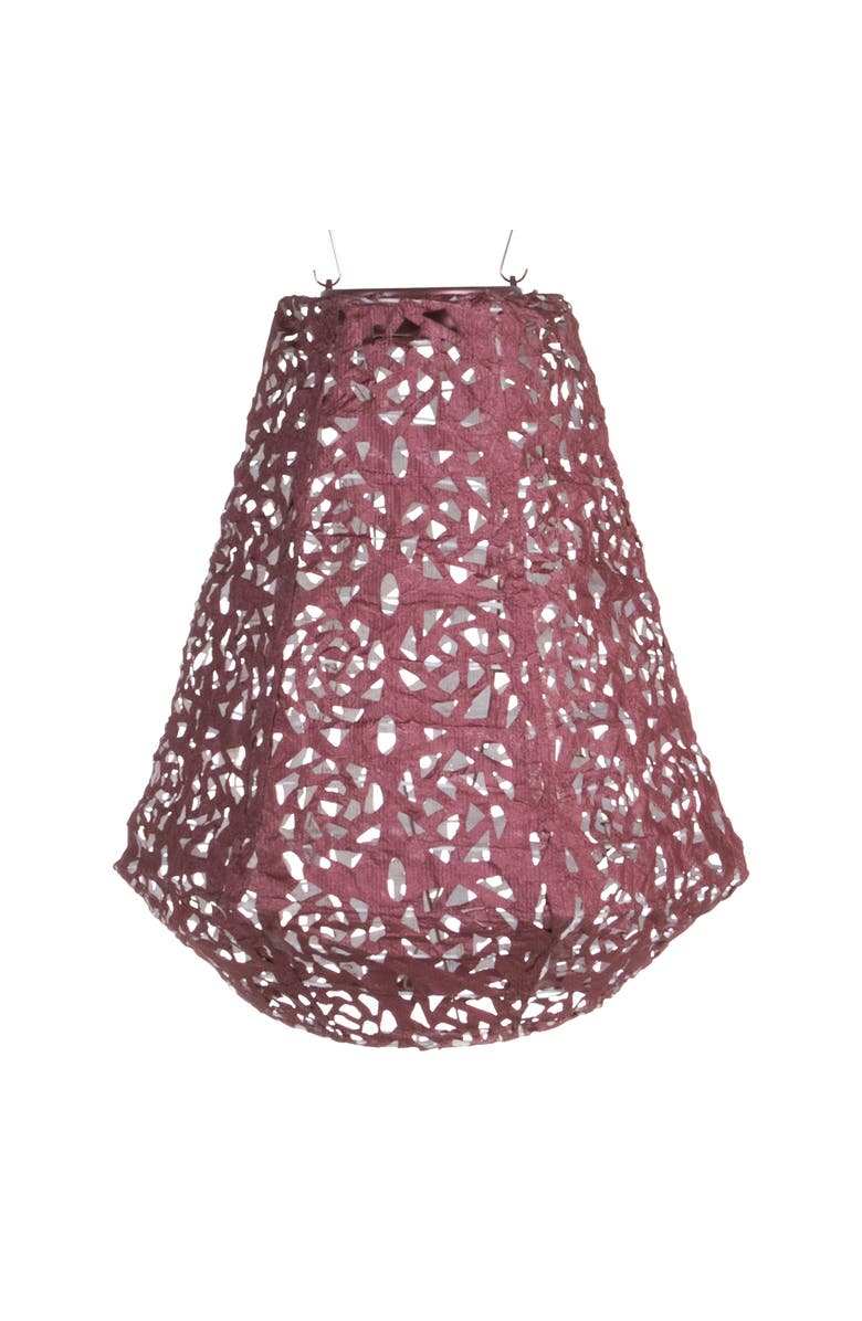 Allsop Home & Garden Soji Stella - Prism Solar Lantern, Main, color, Metallic Orchid