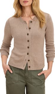 NIC+ZOE Cotton Buttoned Up Cardigan