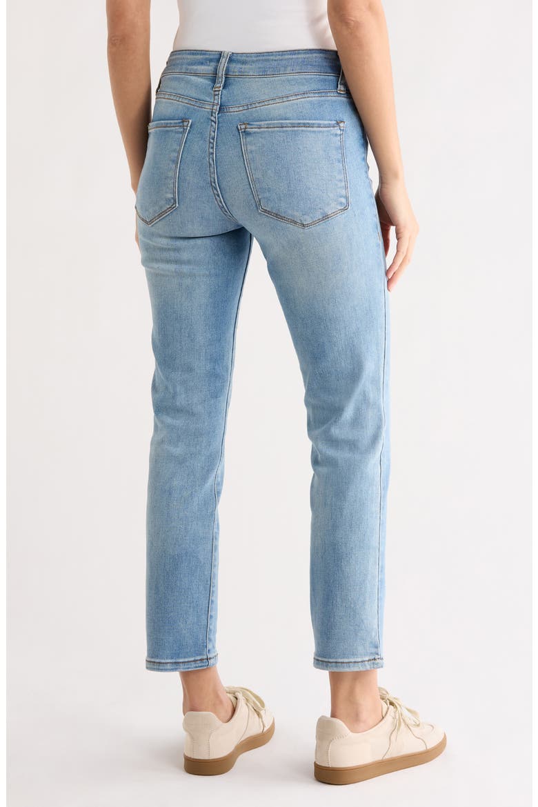 Drew High Waist Ankle Slim Straight Leg Jeans, Alternate, color, ARANDA