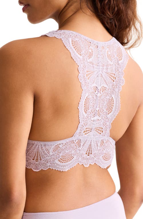 Fleur't Belle Époque Lace T-back Bralette In White