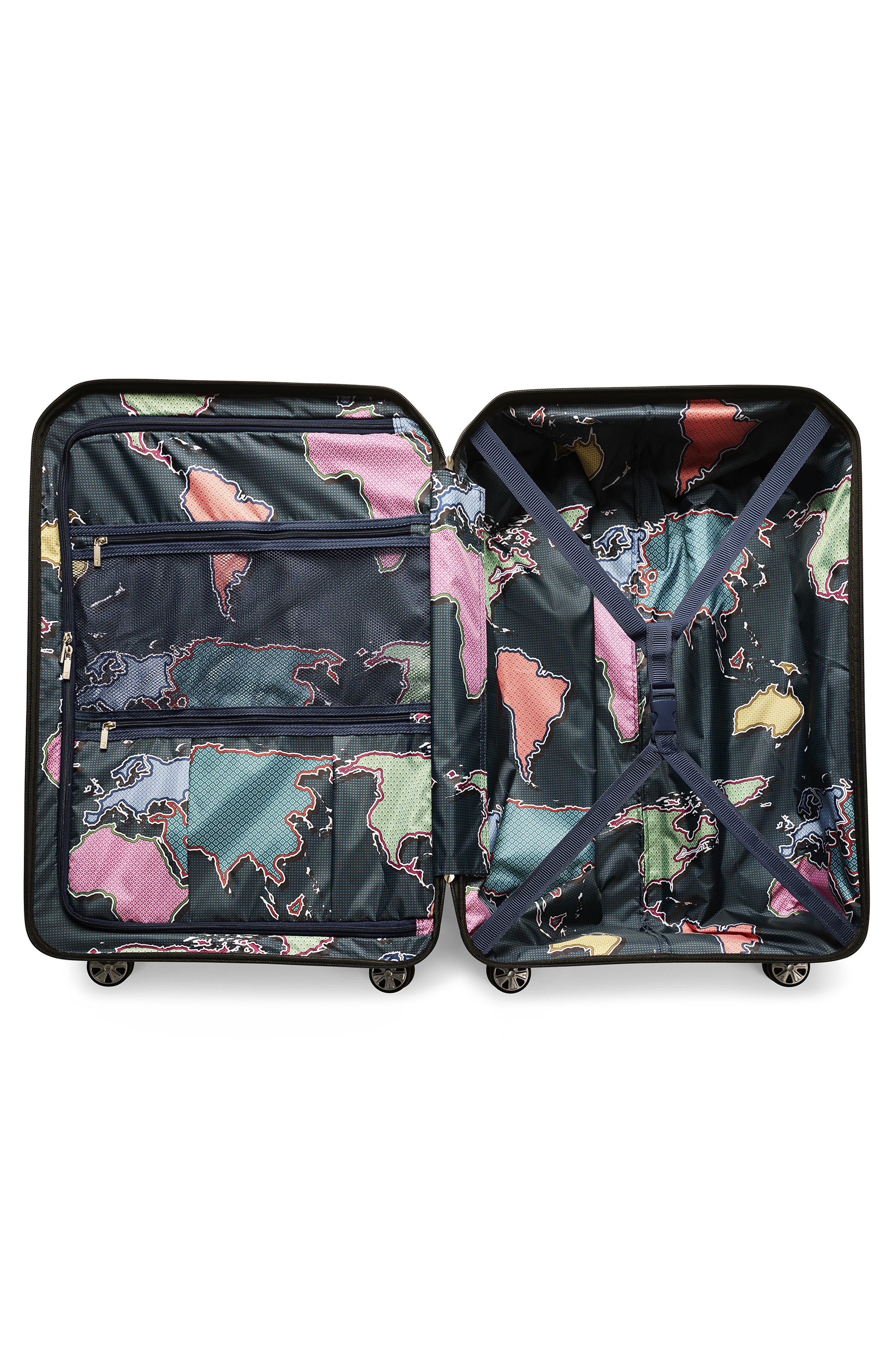 Ted Baker London Medium Flying Colours 27-Inch Hardside Spinner Suitcase, Alternate, color, 