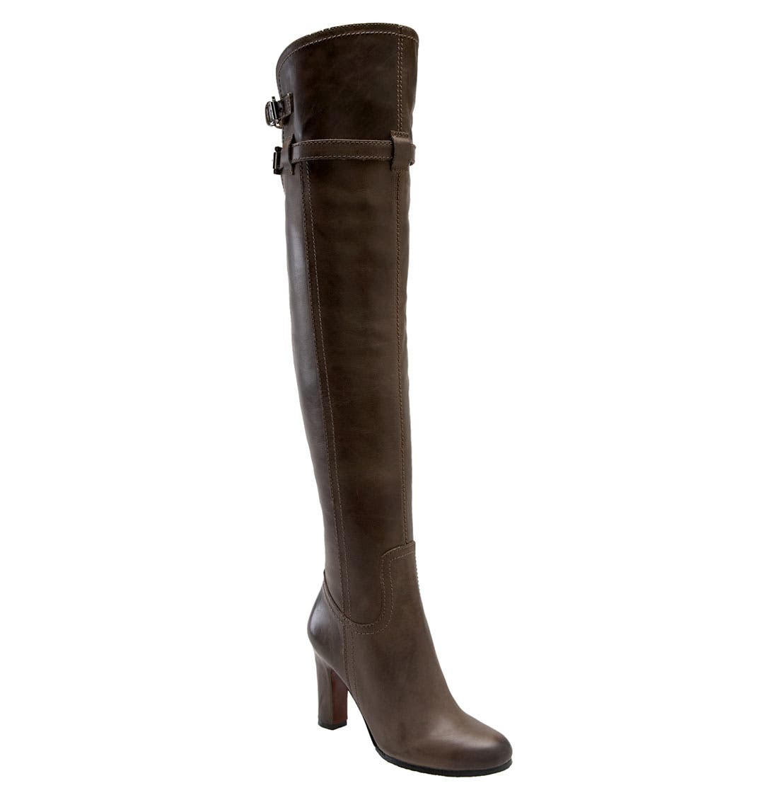'Sutton' Over the Knee Boot, Main, color, RAINY GREY WAXY LEATHER