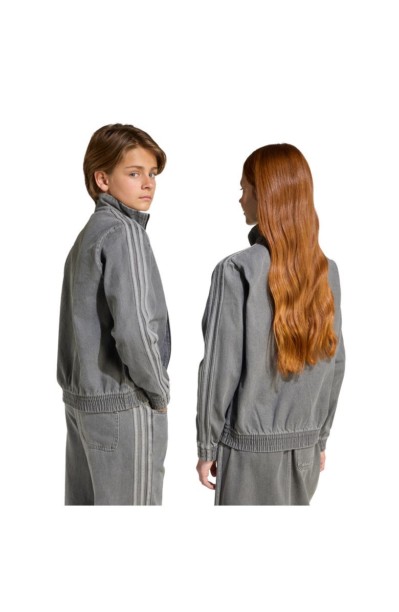 adidas Kids' Firebird Denim Track Jacket, Alternate, color, Light Denim