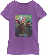 KPop Demon Hunters Girl's KPop Demon Hunters Huntrix Golden Photocard  Graphic T-Shirt