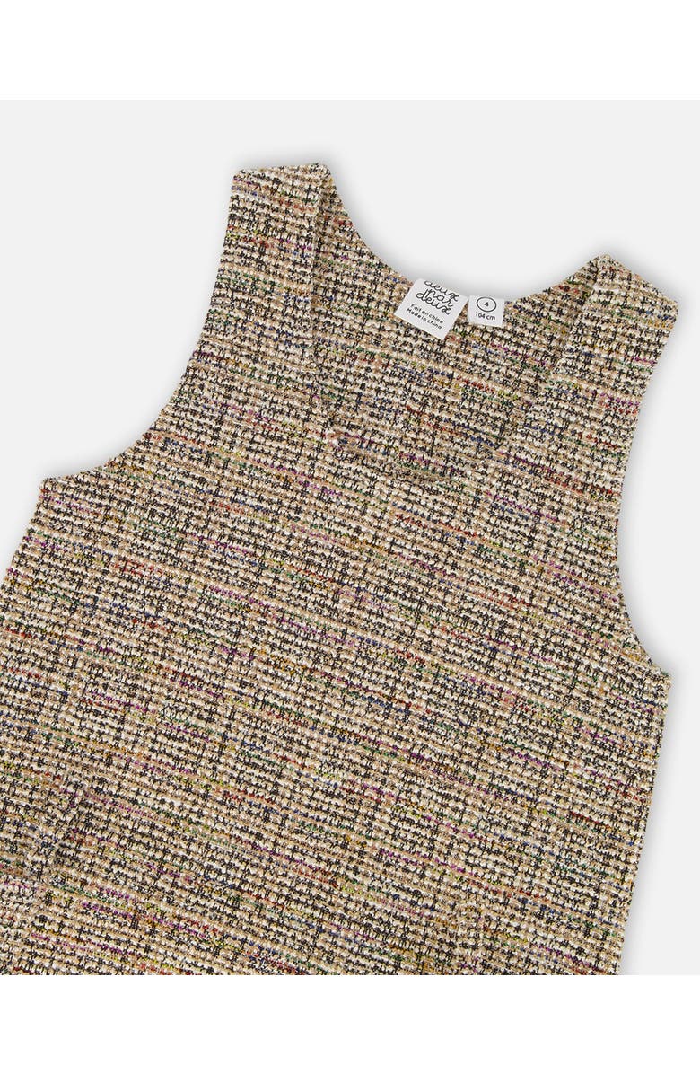 Deux par Deux Tweed Jumper, Alternate, color, Beige And Black