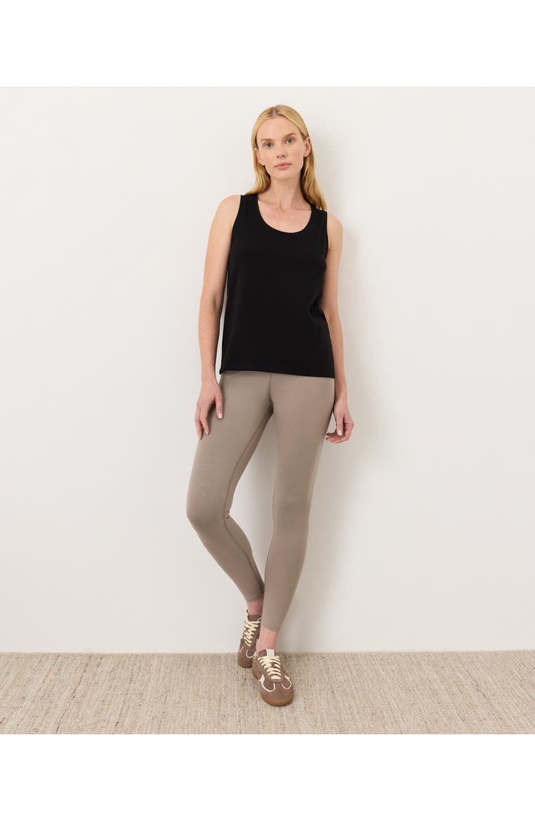 Pact Luxe Essential Scoop Neck Tank Made With Organic Cotton, Alternate, color, Black