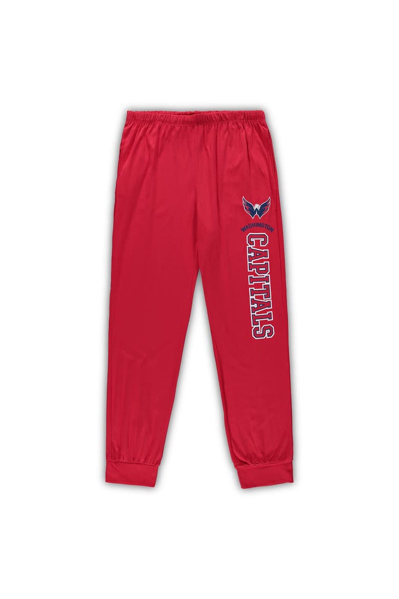 Men's Concepts Sport Red Washington Capitals Big & Tall Pullover Hoodie & Joggers Sleep Set, Alternate, color, Red