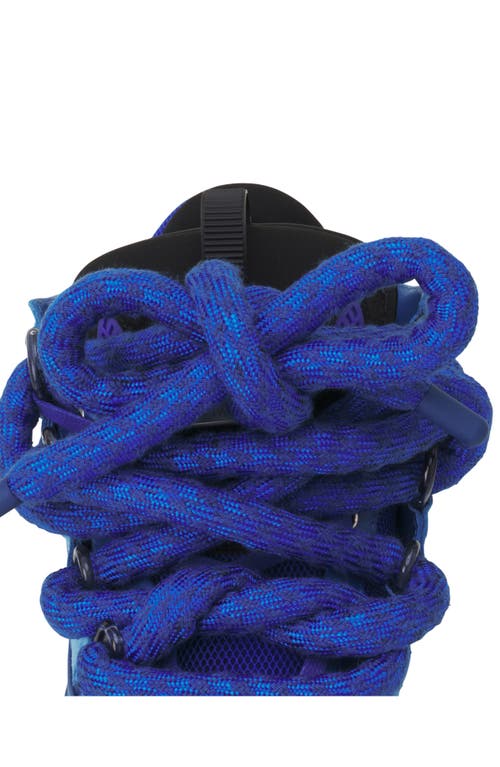 Lanvin Curb Sneakers In Leather With Snake Laces In Multi