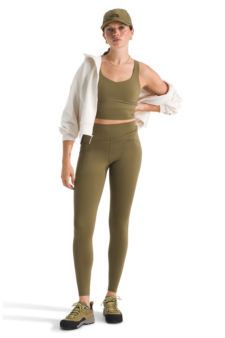 Jaida Longline Sports Bra, Alternate, color, CEDAR