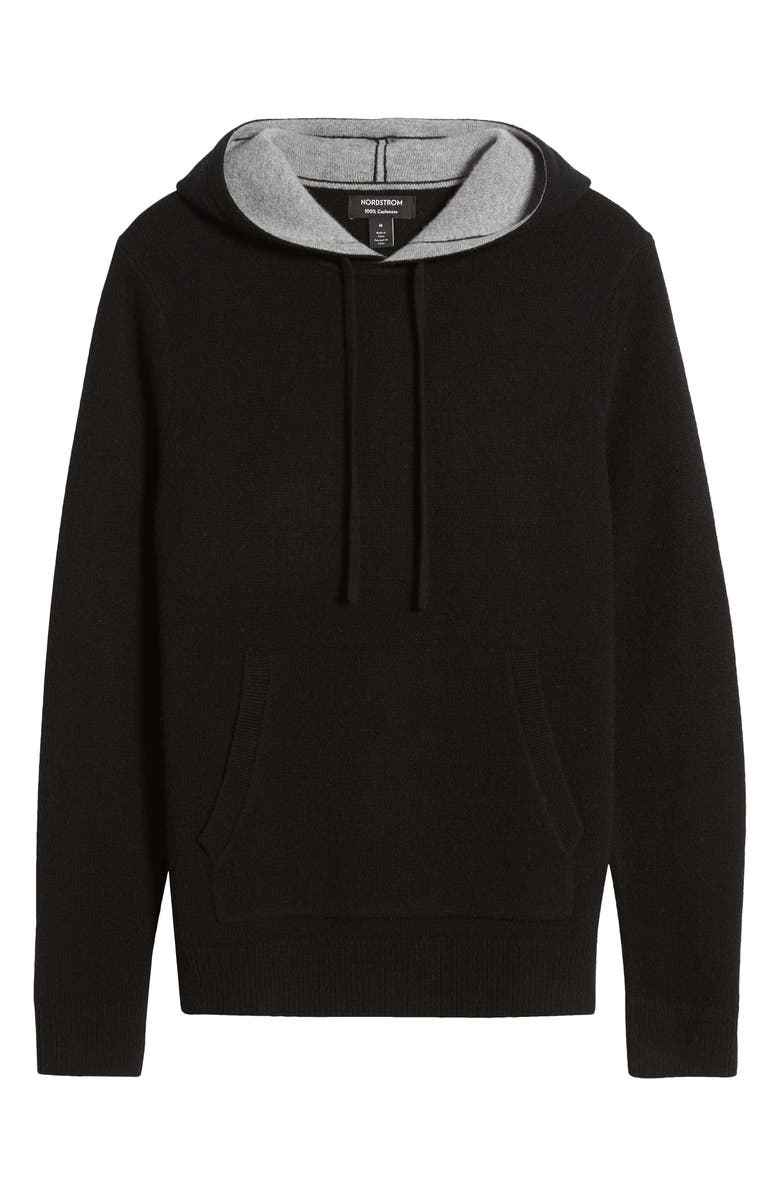 Nordstrom Luxe Cashmere Sweater Hoodie, Alternate, color, 