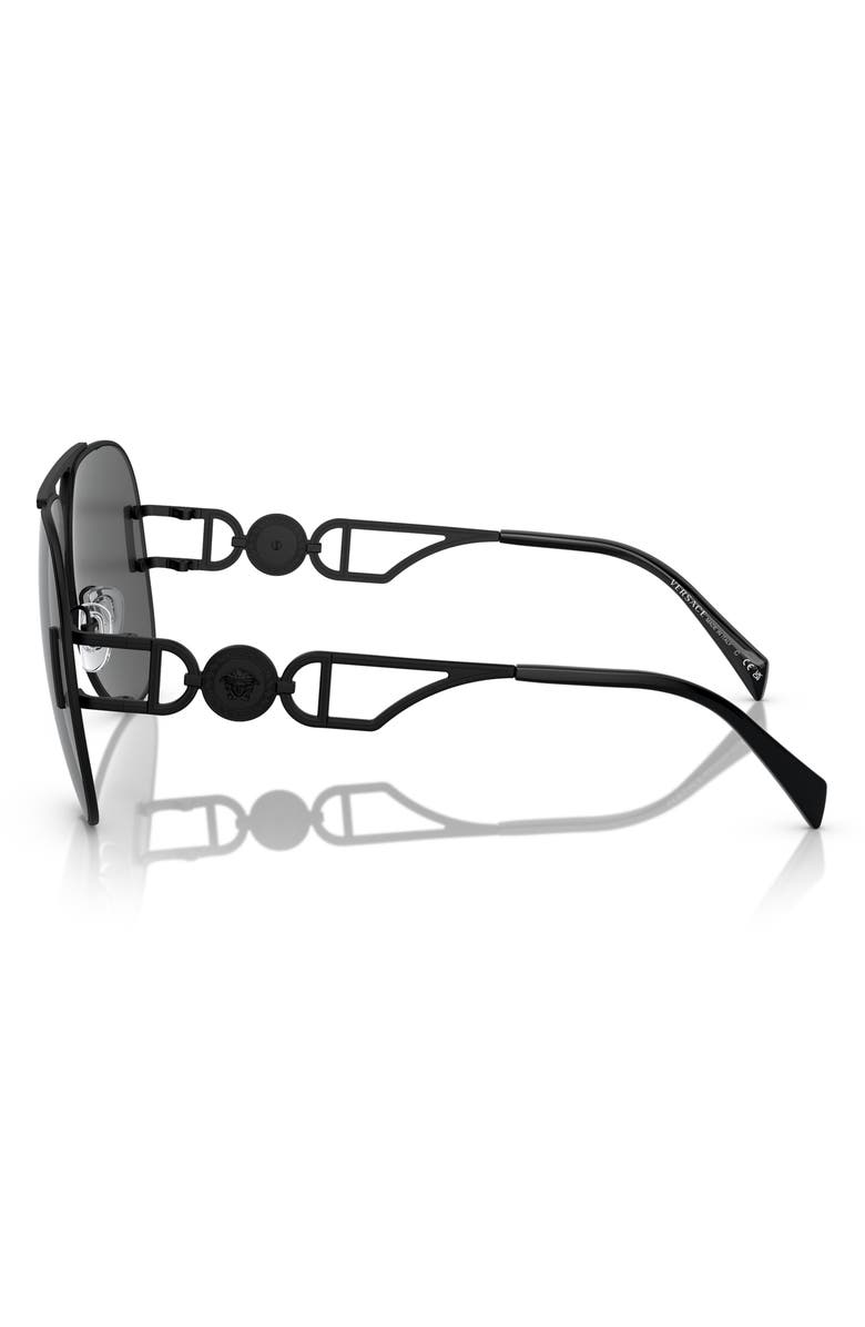 Versace 63mm Pilot Sunglasses, Alternate, color,
