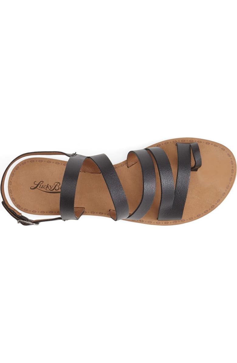 Lucky Brand 'Fairwayy' Leather Slingback Sandal, Alternate, color,