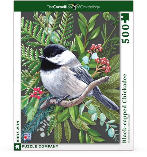 Black-capped Chickadee 500 Piece Puzzle