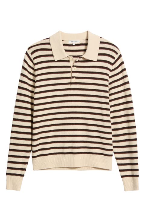 Frances Long Sleeve Polo Sweater