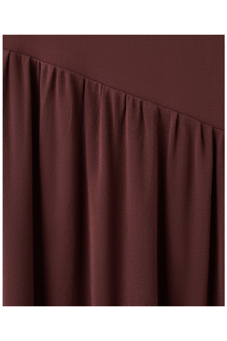 Asymmetric Midi Dress, Alternate, color, BURGUNDY