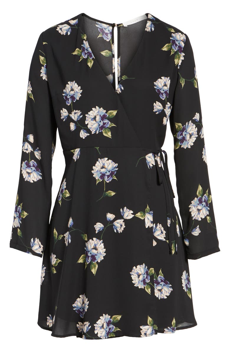 All in Favor Elly Wrap Dress, Alternate, color,