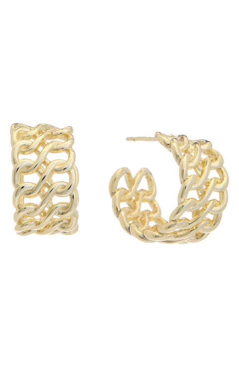 Woven Hoop Earrings