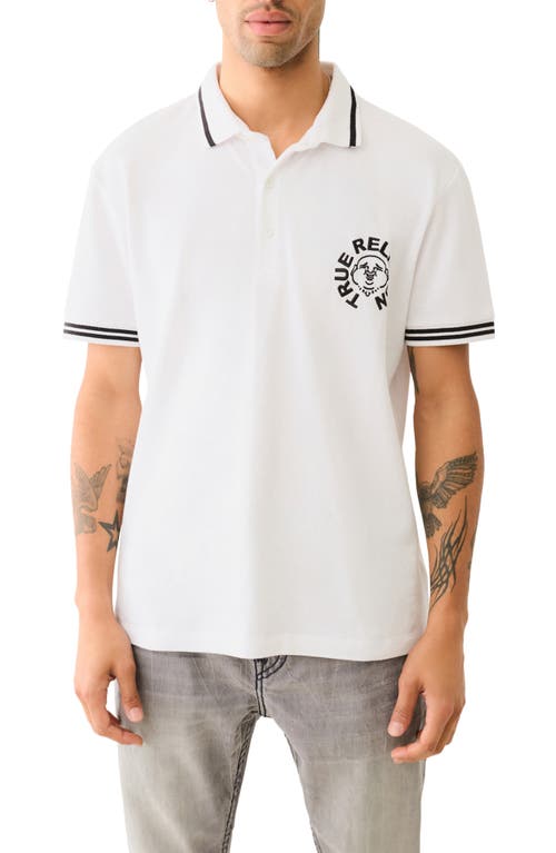 True Religion Logo Embroidered Polo