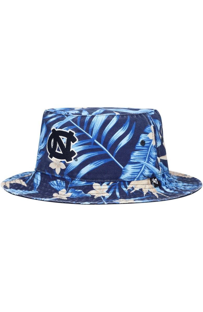 '47 Men's '47 Navy North Carolina Tar Heels Tropicalia Bucket Hat, Main, color, 
