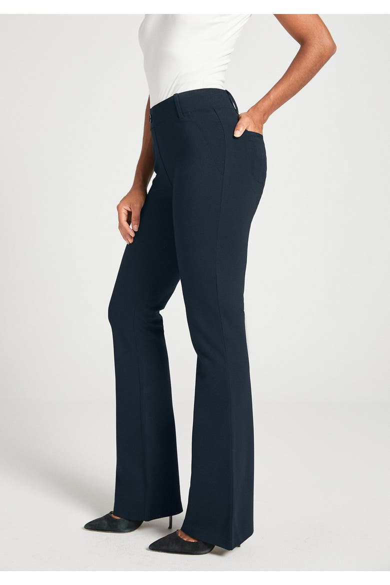 Two Pocket DPYP Dress Pant Yoga Pant Bootcut, Alternate, color, Navy