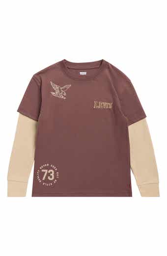 Kids' Eagle Graphic Layered Look T-Shirt