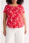 selected Red/ White Floral