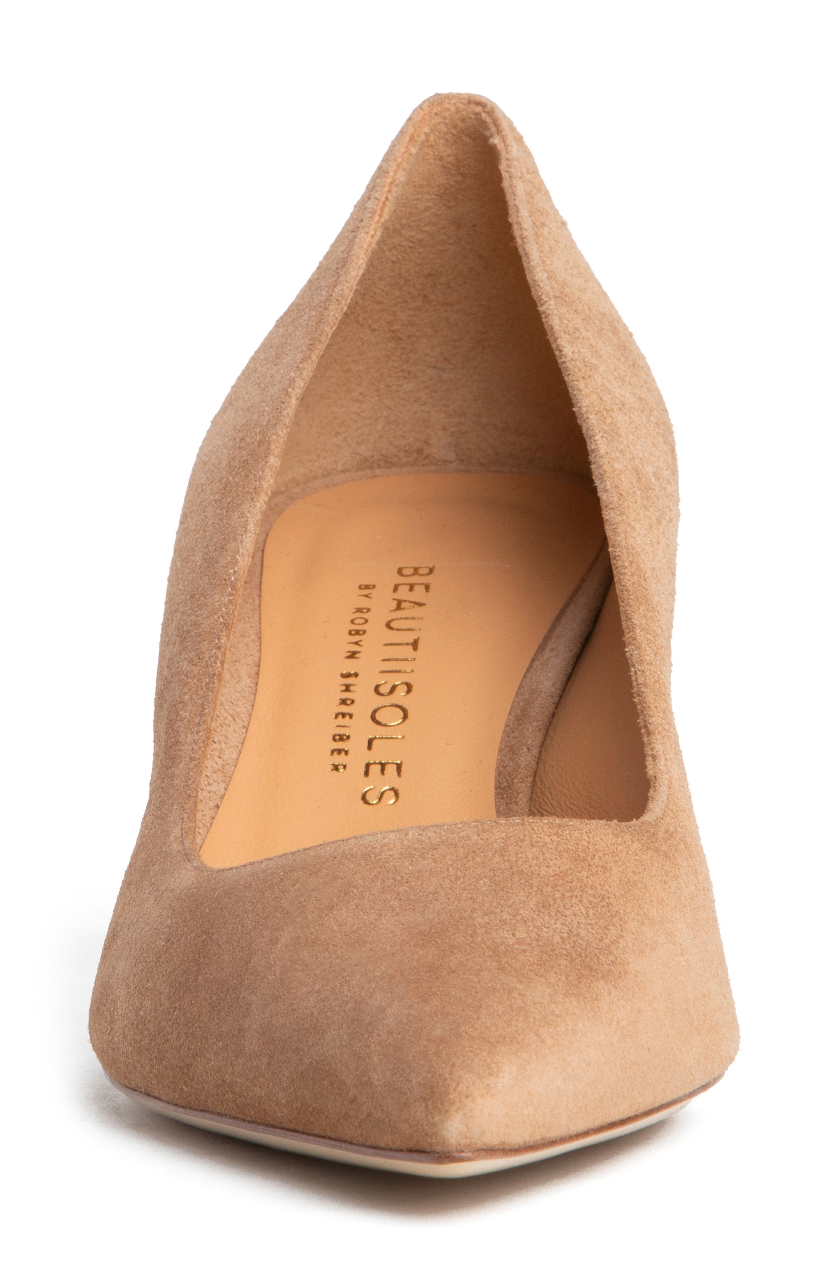 Corina Pointed Toe Pump, Alternate, color, CAMEL