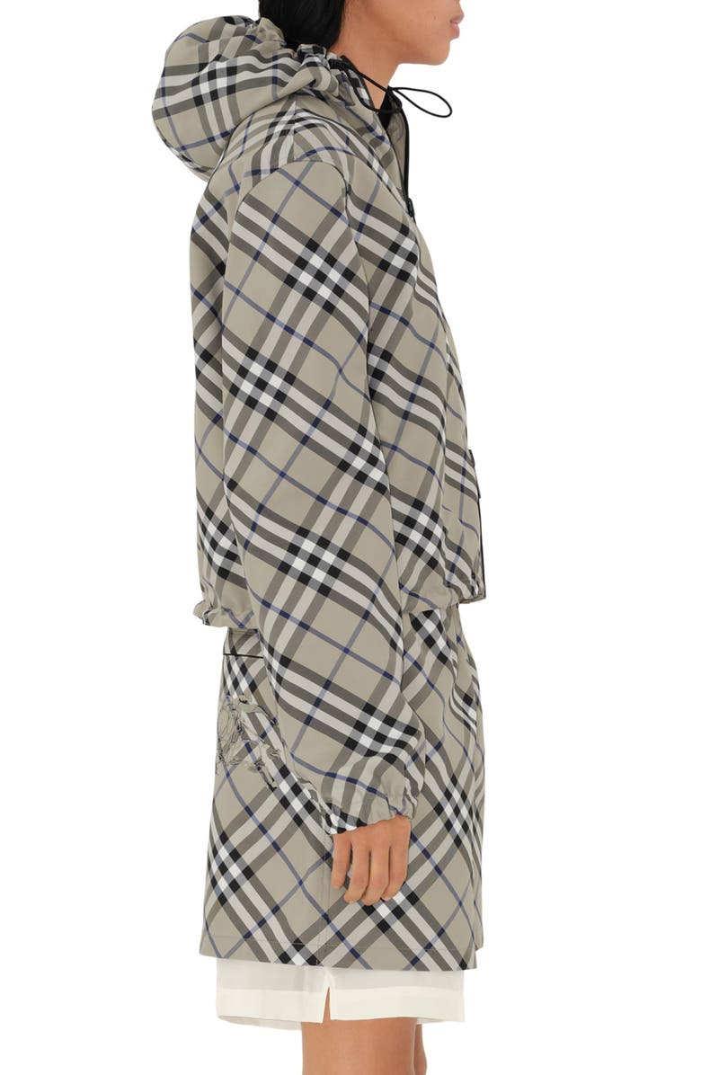 Burberry Reversible Check Hooded Jacket, Alternate, color,