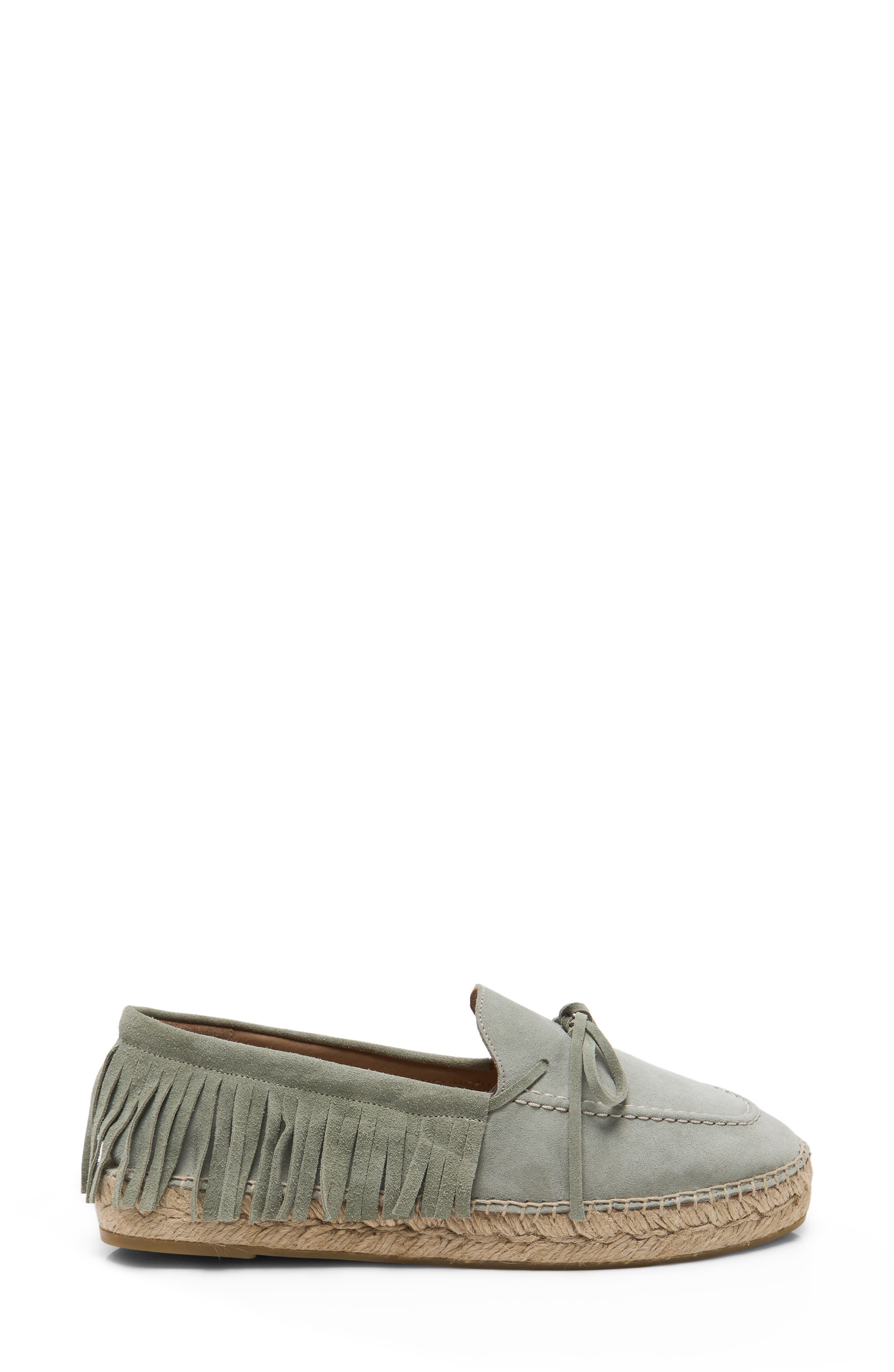Faraway Fringe Espadrille, Alternate, color, MINT SUEDE