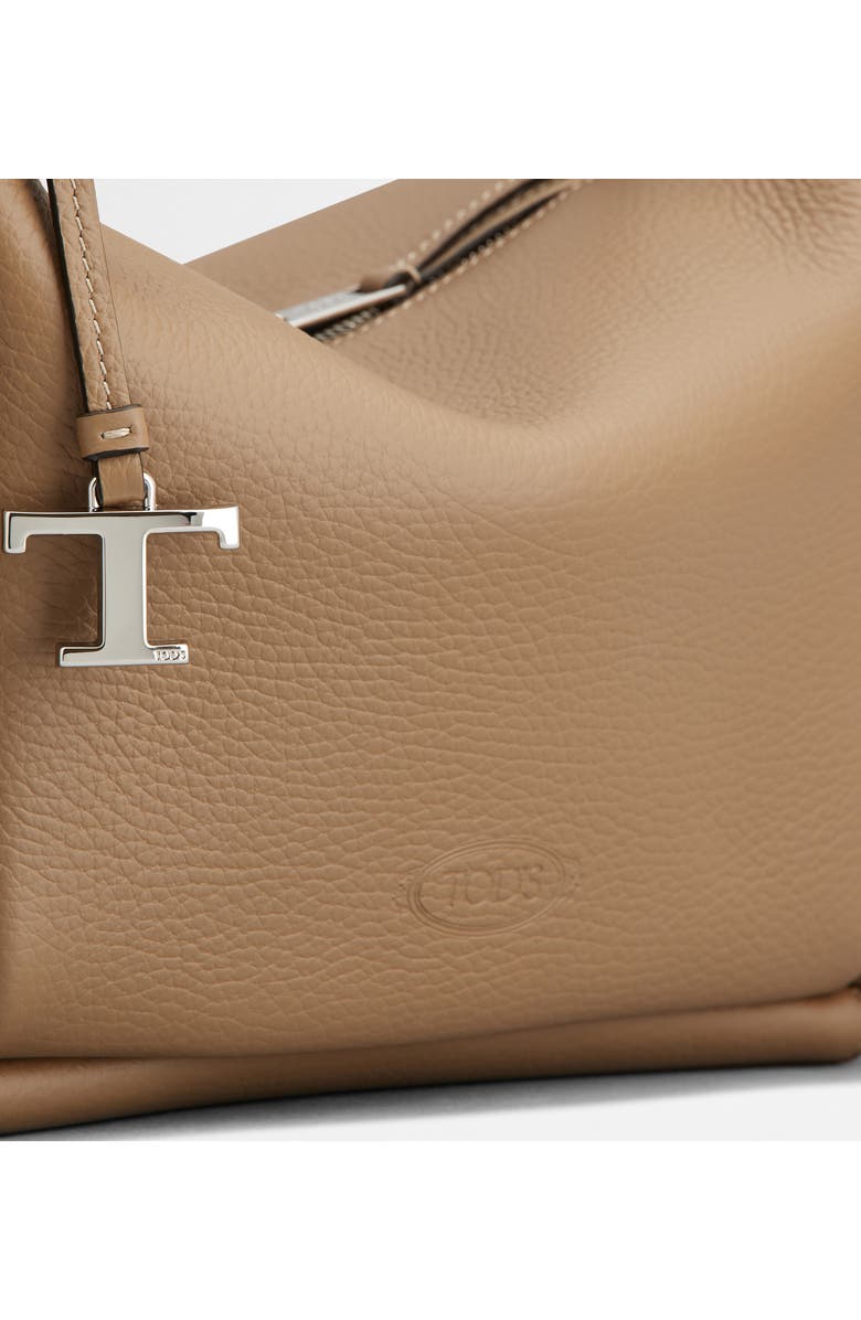 Tod's Mini T Timeless Leather Bowling Bag, Alternate, color,