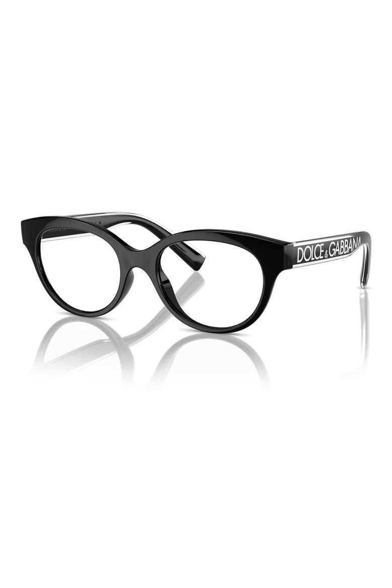 Kids' 48mm Phantos Optical Glasses, Alternate, color, BLACK / DEMO LENS