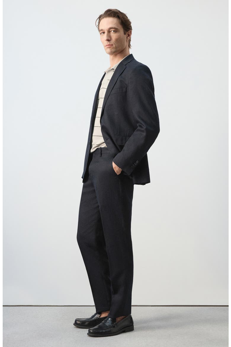 Amalfi Slim Fit Suit Trousers, Alternate, color, NAVY