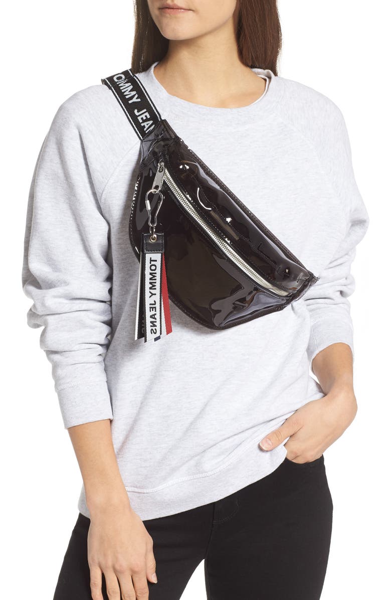 TOMMY JEANS Logo Belt Bag, Alternate, color,