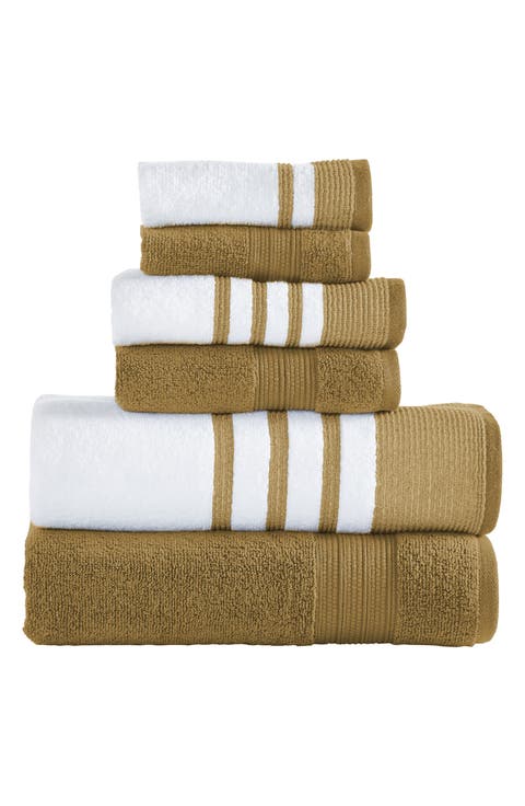 6-Piece Quick Drying Towel Set