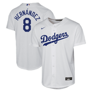 Nike Youth Nike Enrique Hernández White Los Angeles Dodgers Home Baseline Jersey